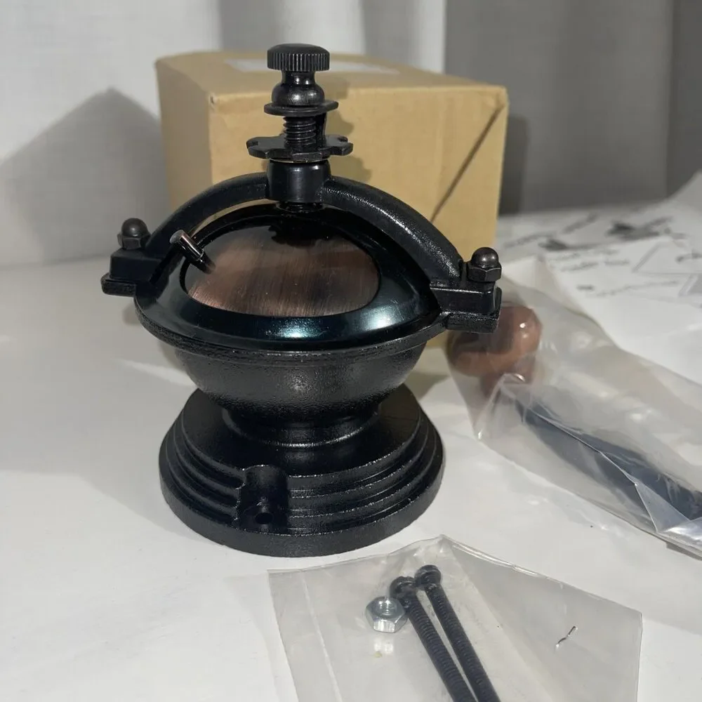 PSI woodworking PKGRIND3 coffee grinder mechanism brushed brass  New In Box